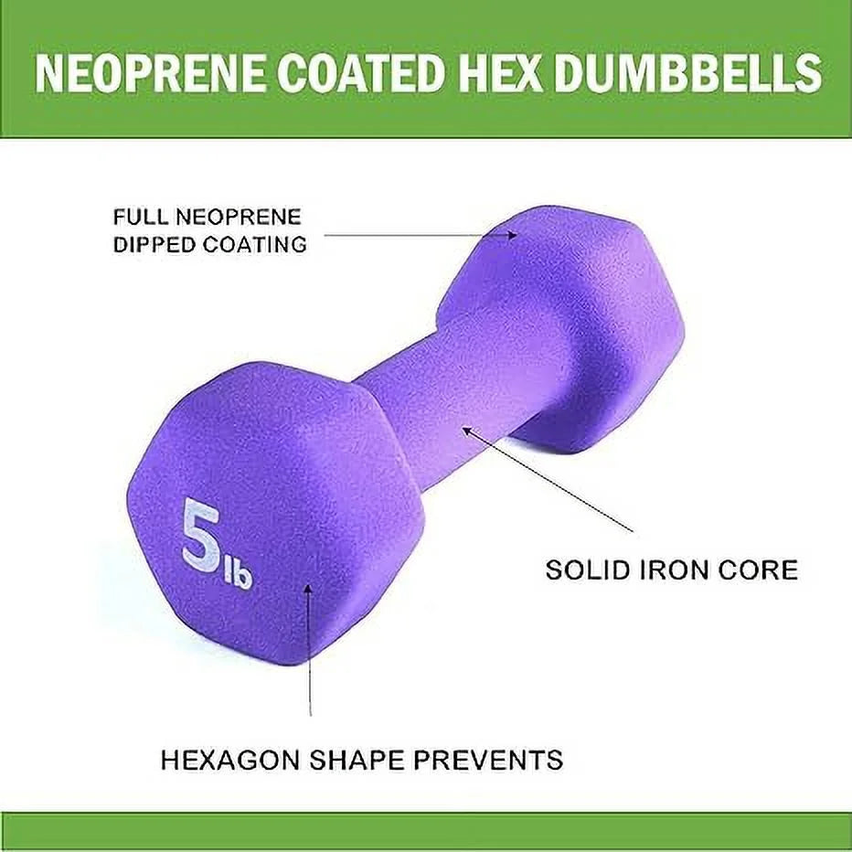 Neoprene 20LB Hex Dumbbell Set of 2 S314462