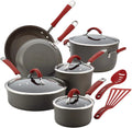 12 Piece Hard Anodized Nonstick Cookware Set Q346