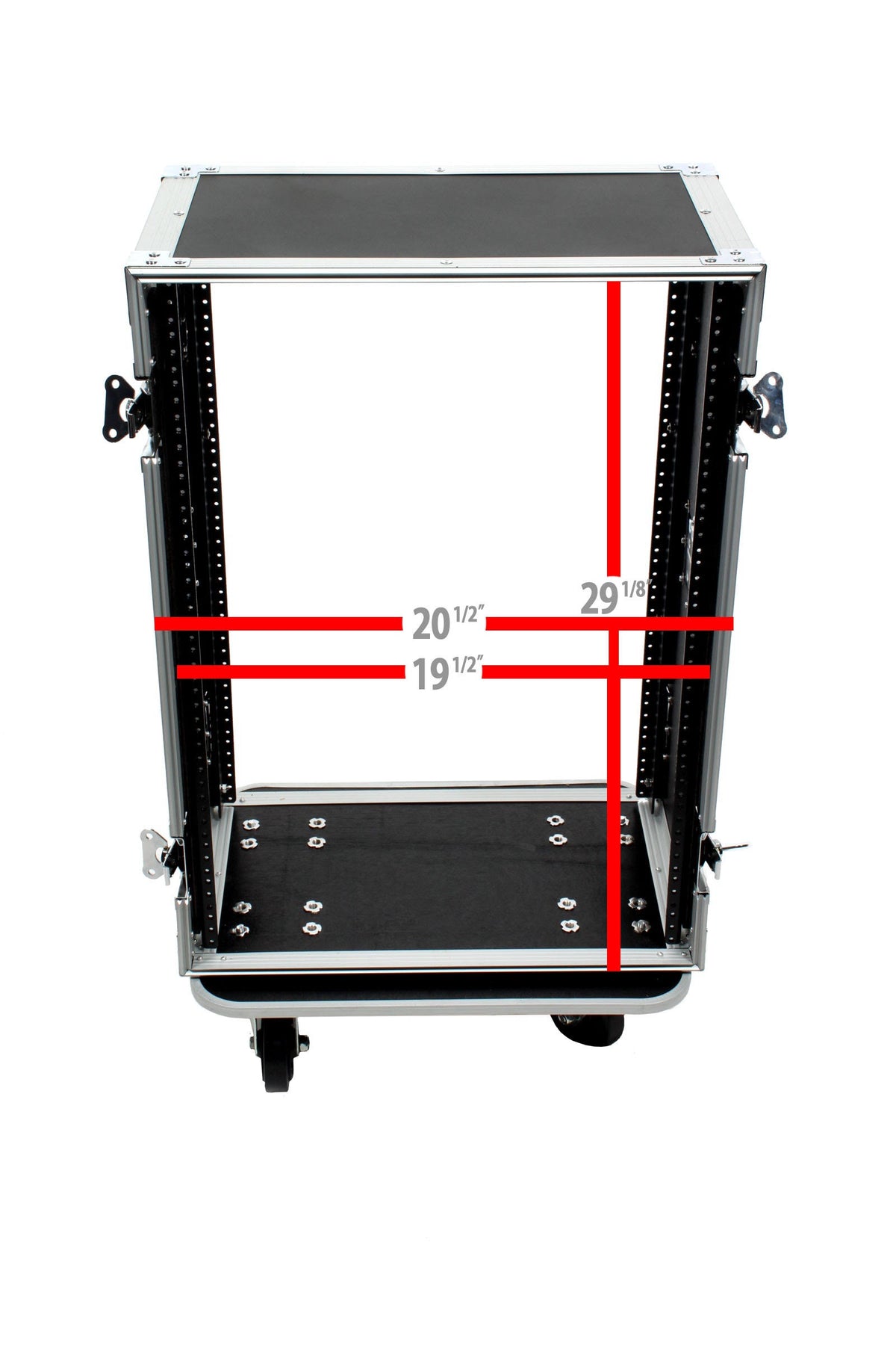 16 Space ATA Effects Rack Case with Casters V6969