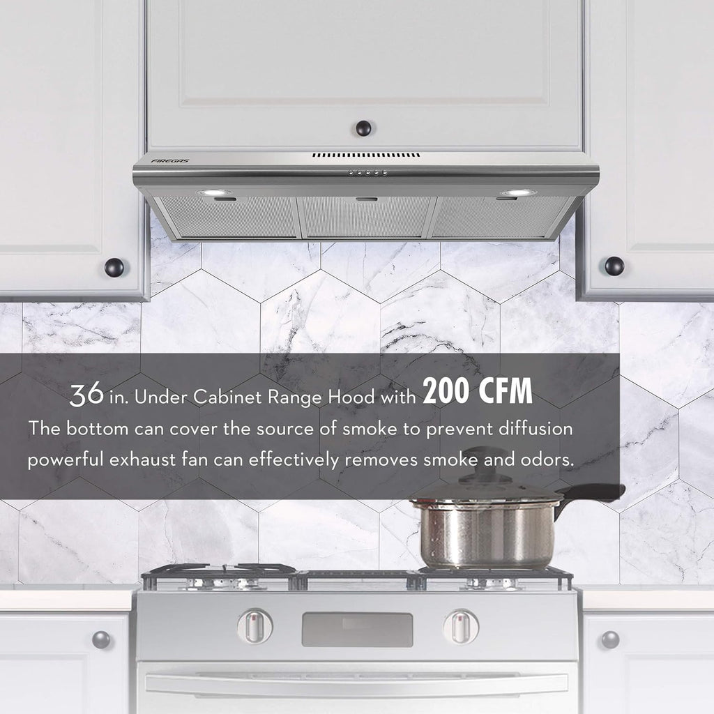 36 inch Ducted/Ductless Convertible Under Cabinet Range Hood G616257