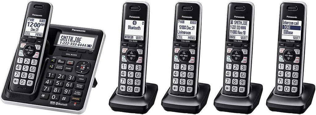 Expandable Cordless Phone System with 5 Handsets Y4278