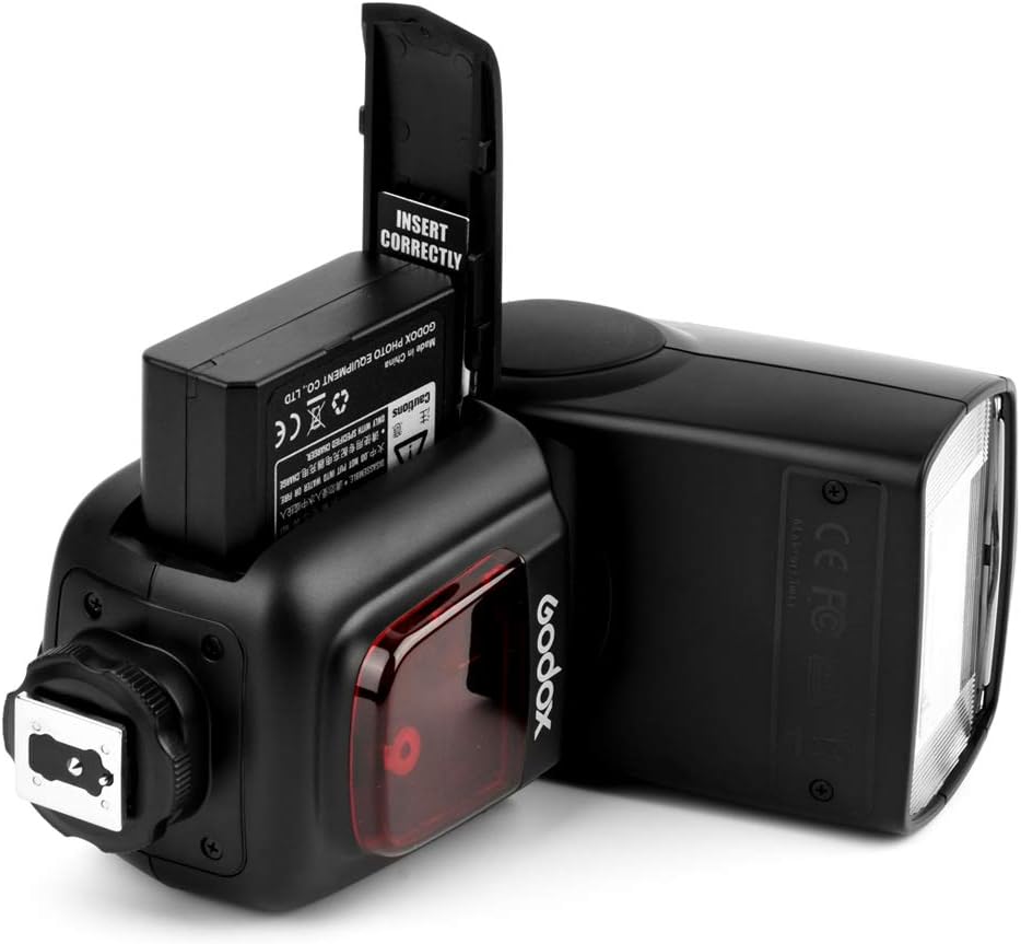 TTL GN60 2.4G High-Speed Sync Li-ion Battery Camera Flash Speedlite with Softbox A25064