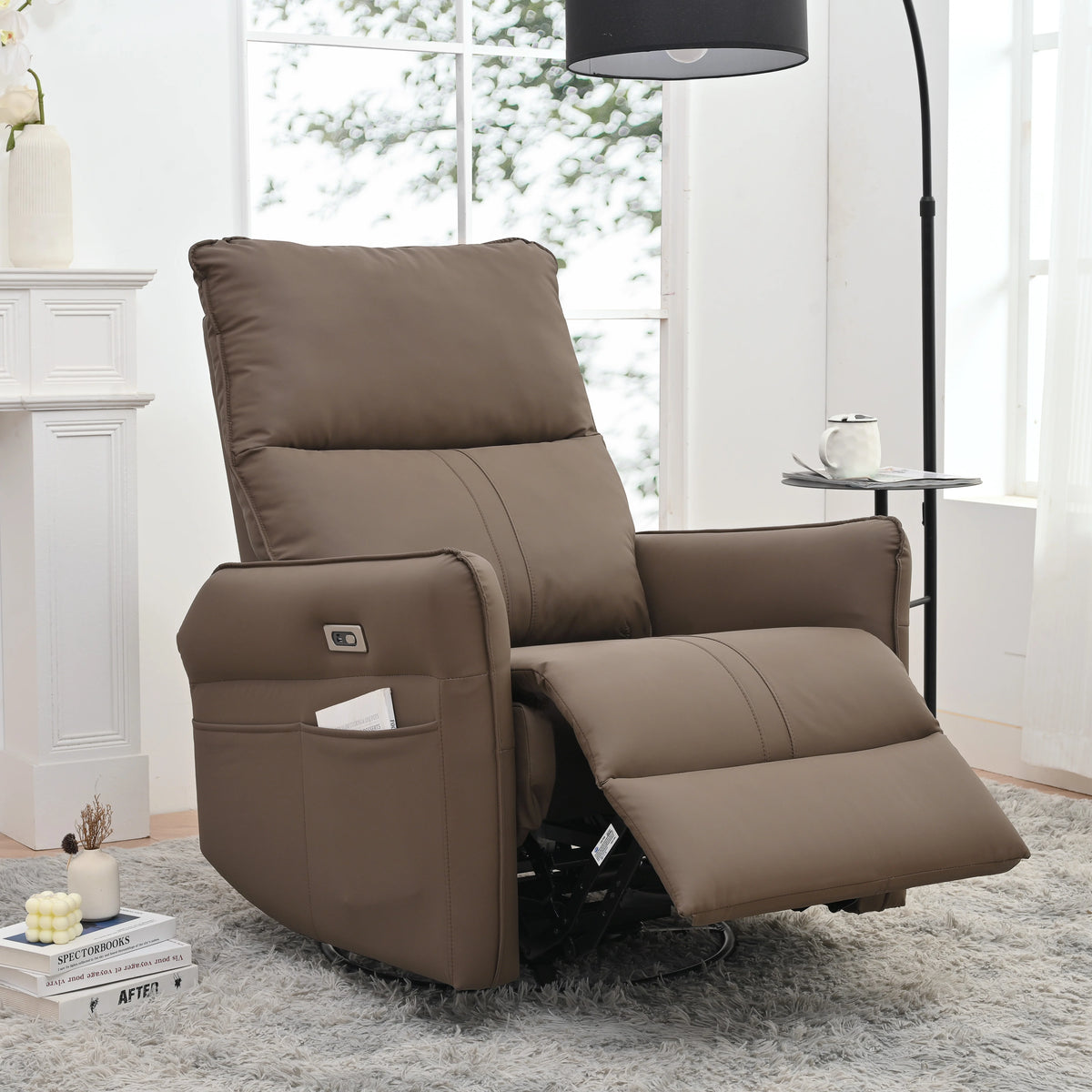 Power Swivel Rocker Recliner Chair with USB Ports M54687