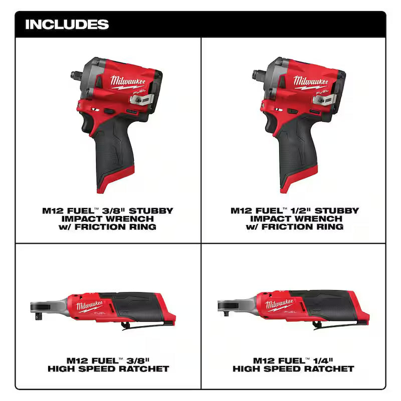 12V Li-Ion Brushless Cordless 3/8 in. Impact Wrench C508