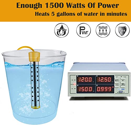 Portable 304 Stainless Steel Immersion Water Heater B49847