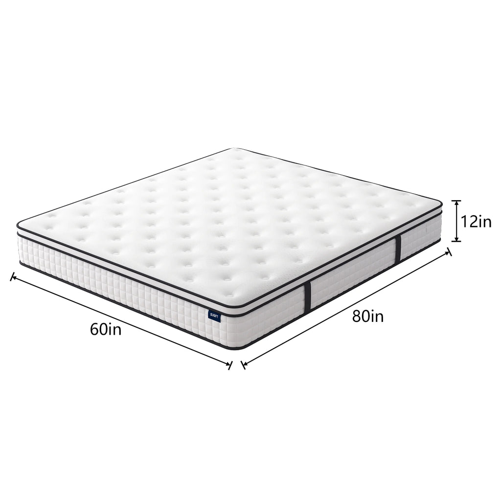 Queen Plush Gel Memory Foam Spring Mattress G333762