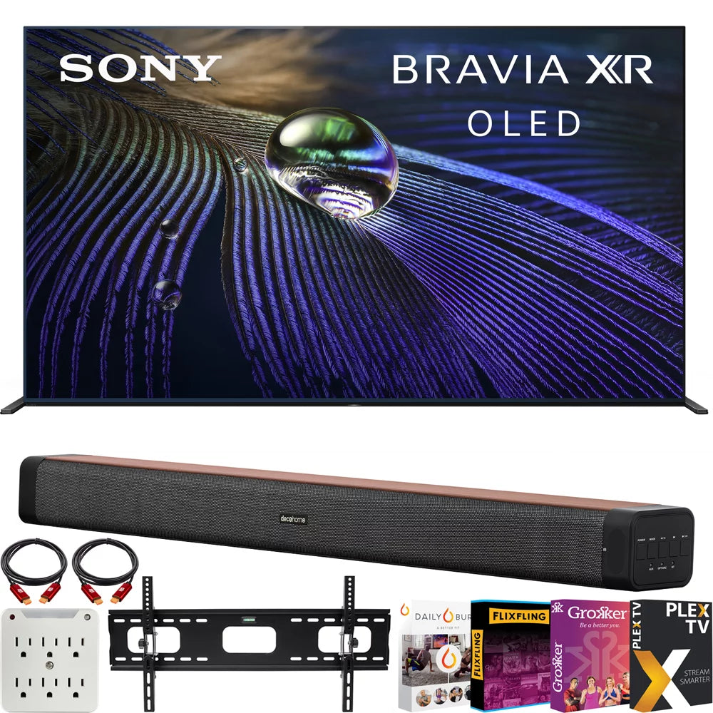 65" OLED 4K HDR Smart TV with Soundbar and Wall Mount Kit Q557018