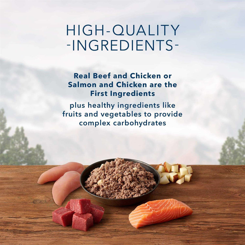 High Protein Beef & Salmon Adult Wet Dog Food Variety Pack Grain-Free D89796