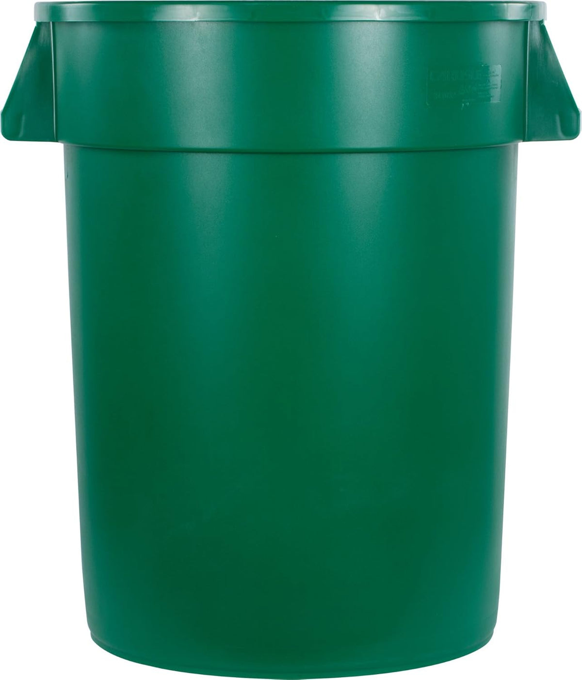 Green 32 Gallon Round Waste Container Pack of 2 R8382