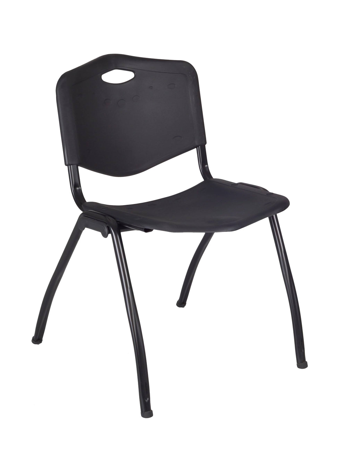 42x22 Square Breakroom Table & 4 Stack Chairs S486155