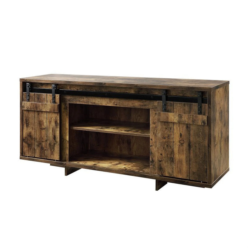 Farmhouse Wood TV Stand E773837