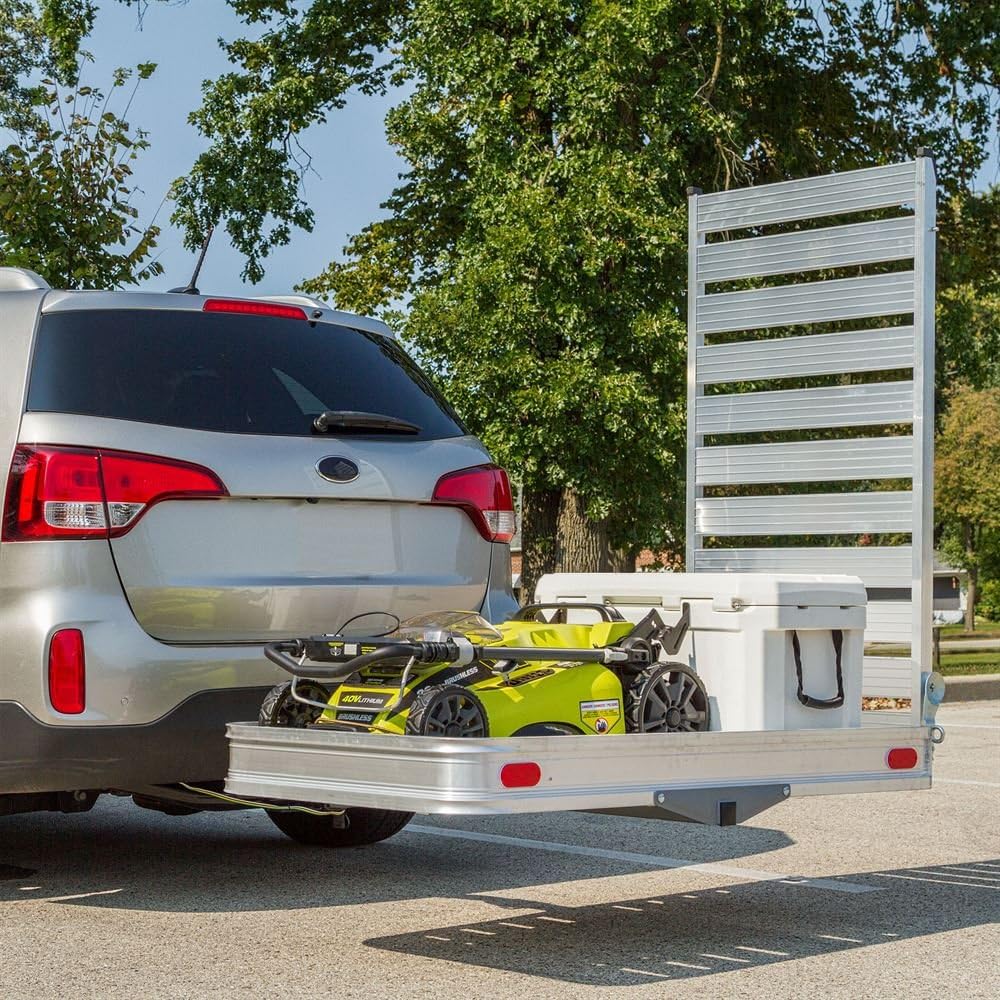 Aluminum Cargo Carrier with Ramp V9754