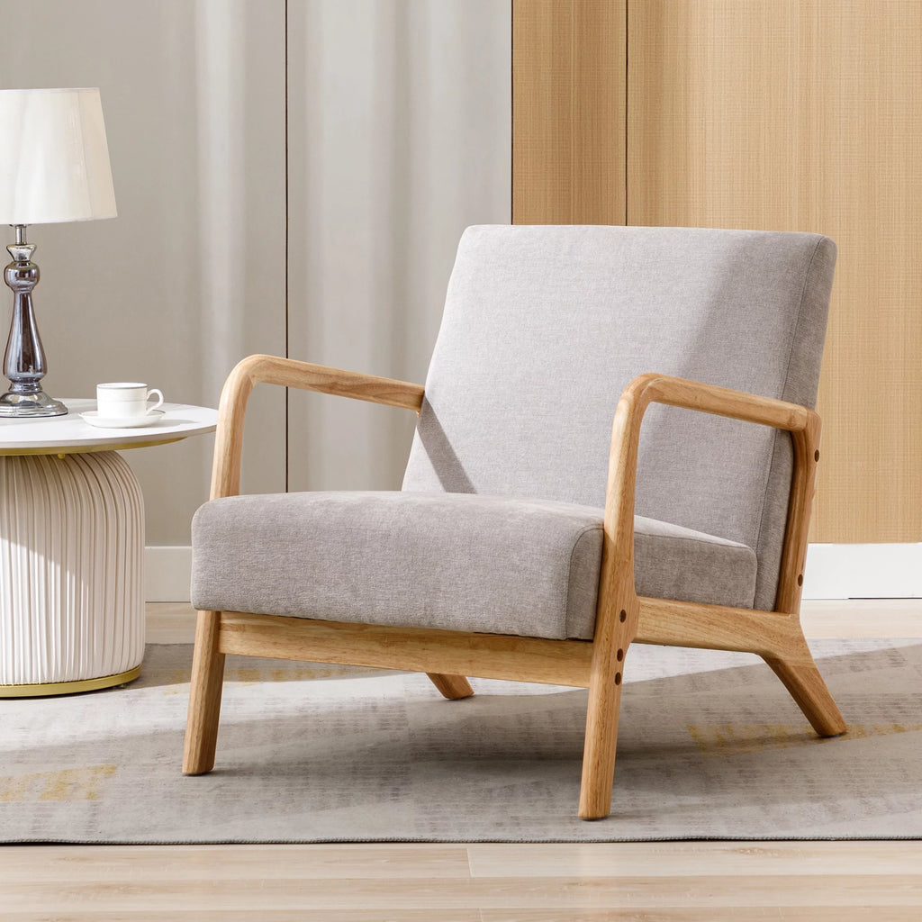 Mid Century Modern Chenille Accent Chair H762
