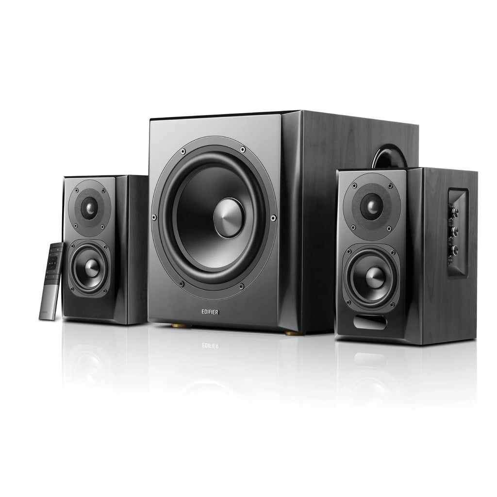 Bookshelf Speaker and Subwoofer 2.1 Speaker System Bluetooth V5.0 P14877