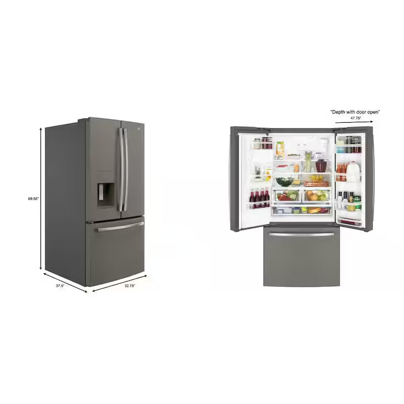 French Door Refrigerator in Slate C696094