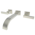 Satin Nickel Wall Mount Bathroom Faucet W547976