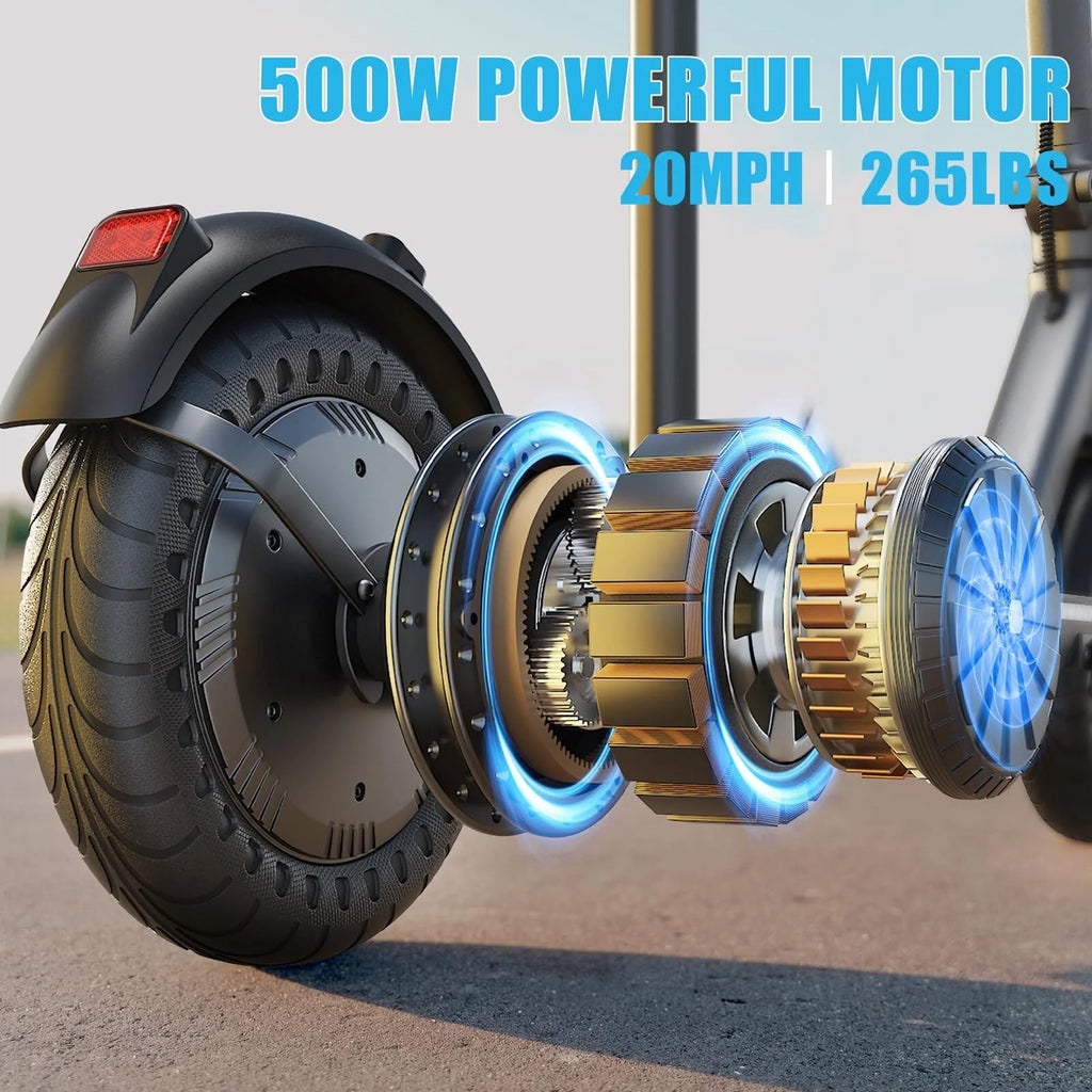 500W Foldable Electric Scooter with Seat E131