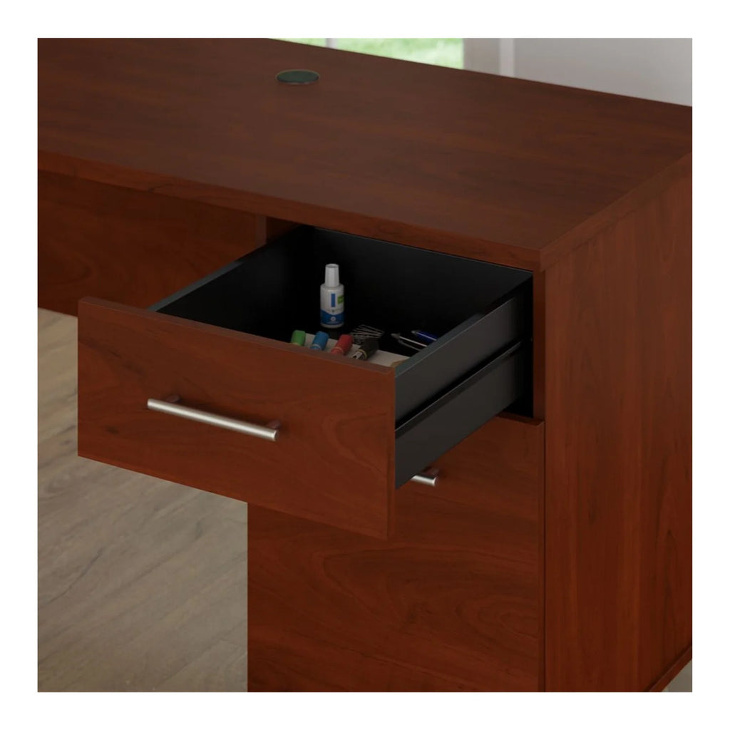 60" L Shaped Desk with Storage Y6815