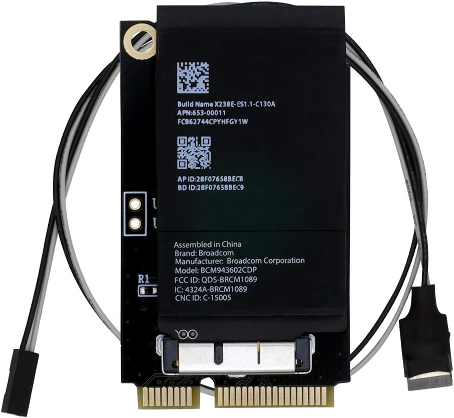 Mac Pro 802.11 A/B/G/N/AC Bluetooth 4.2 Upgrade Kit X41478