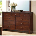 Brown Cherry Dresser O8797