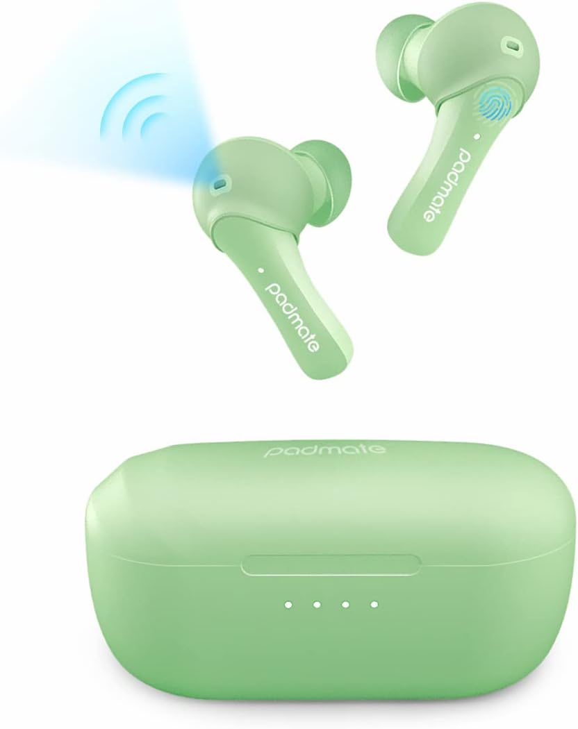 Black Wireless Bluetooth Earbuds with Charging Case O903495