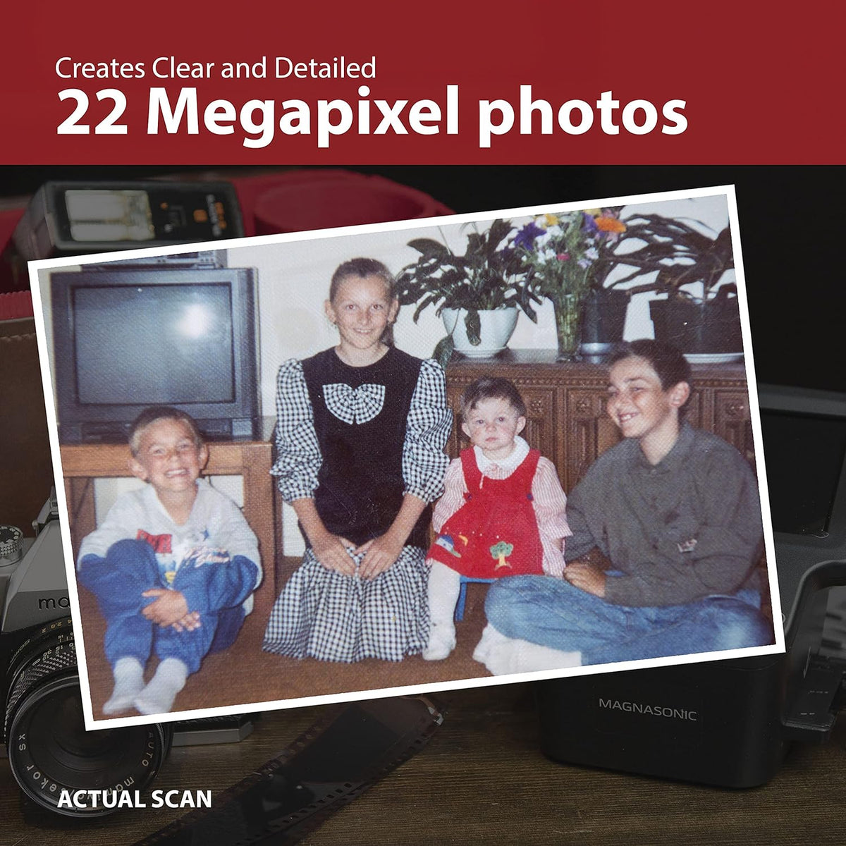 22MP Film Scanner with 5 Display & HDMI D233