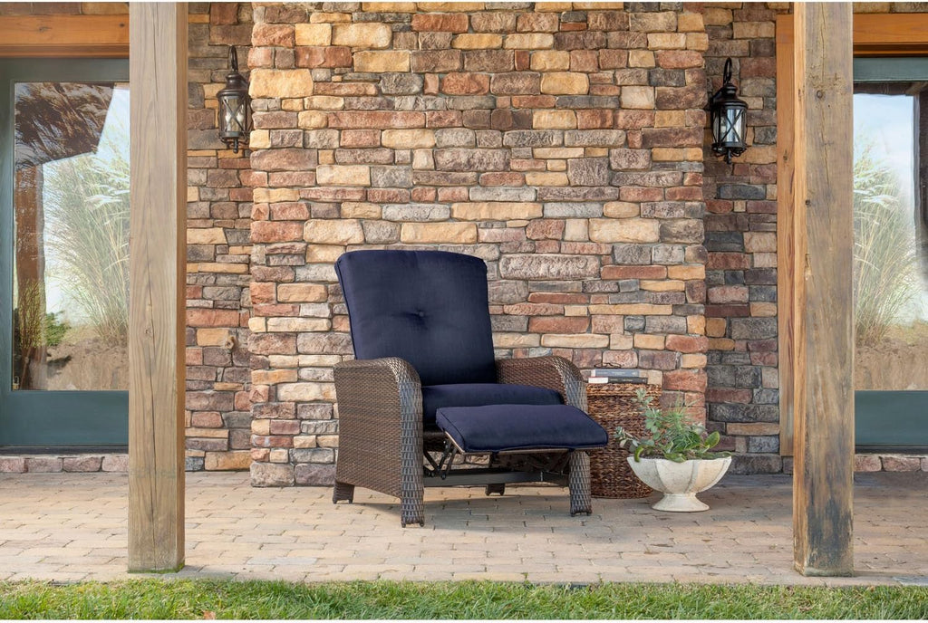 Navy Blue Outdoor Recliner S8996