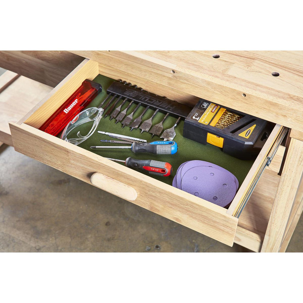 60 in. 3-Drawer Hardwood Workbench D70954