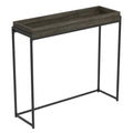 39.5"L Dark Grey Console Table R5372