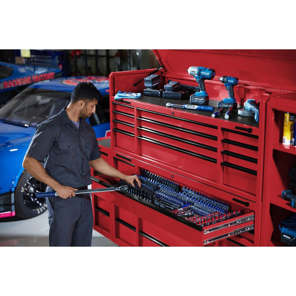 72 in. x 22 in. Triple Bank Top Chest, Red M62434