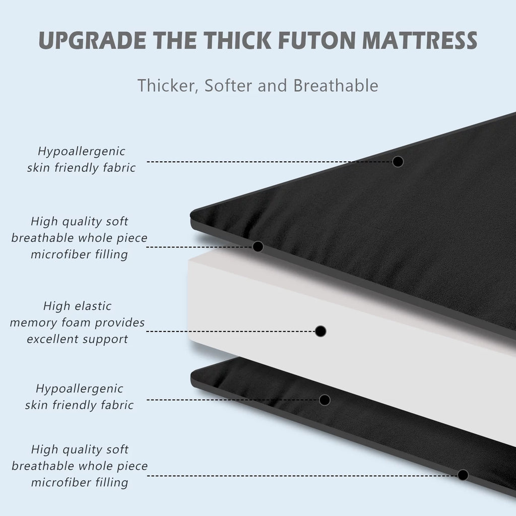 Queen Size Foldable Roll Up Floor Mattress Z1539