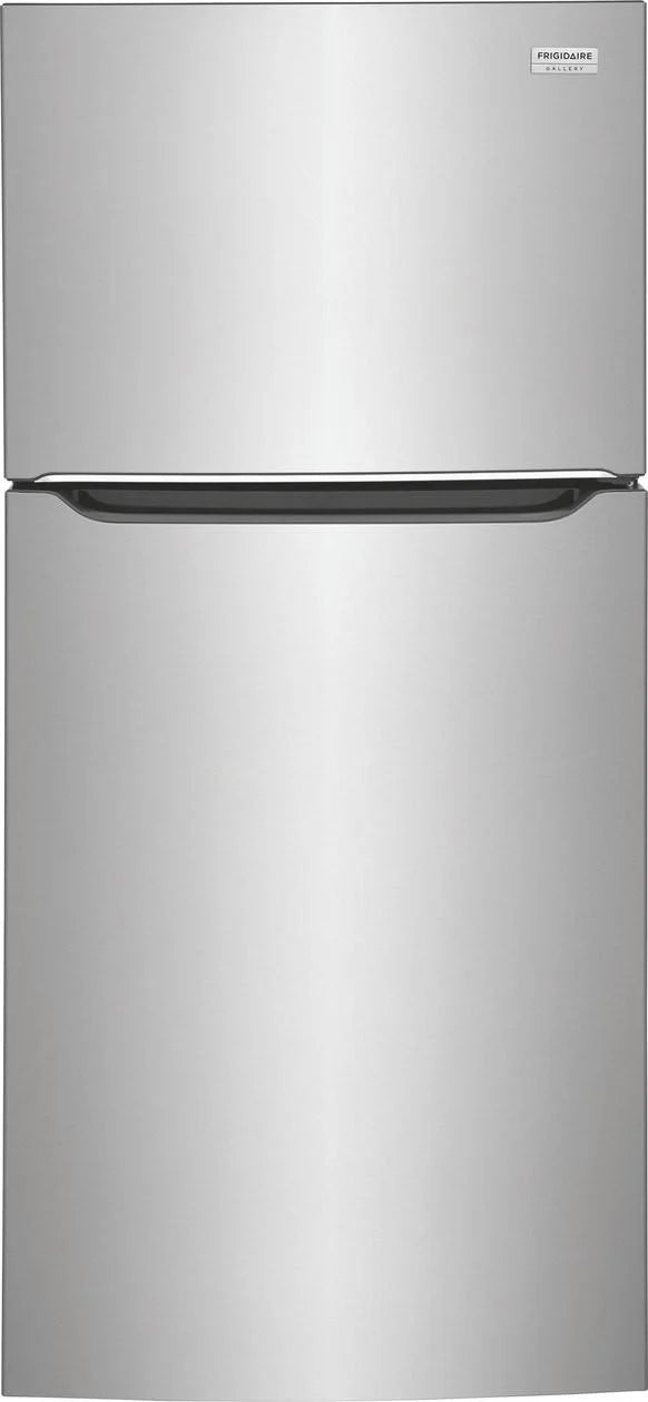 Top Freezer Freestanding Refrigerator Black Stainless Steel T284840