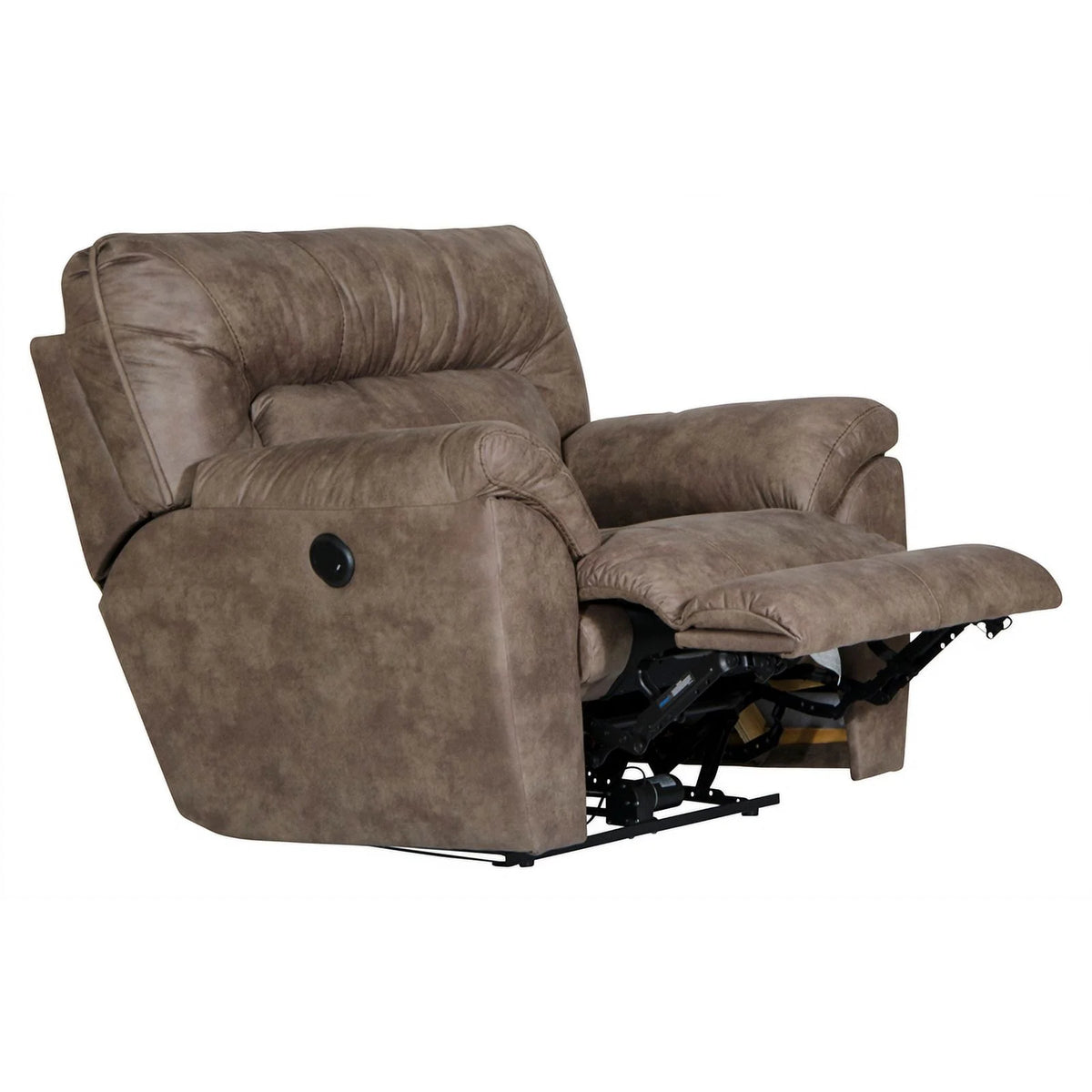 Brown Polyester Recliner W28884