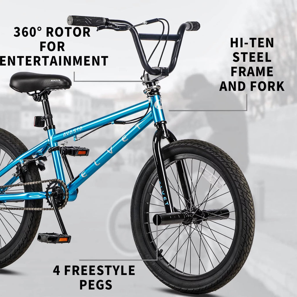 20 Inch Blue Kid BMX Bicycle J20600