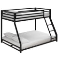 Black Twin Over Full Metal Bunk Bed J6753