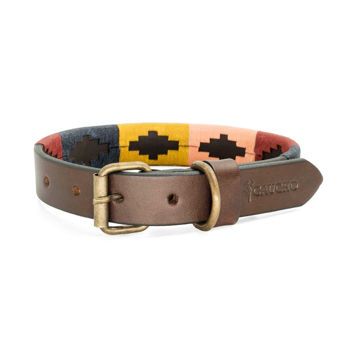 Leather Hand-Stitched Polo Dog Collar H512735