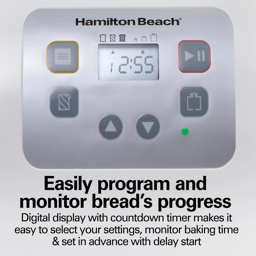 White 2 lb Digital Programmable Bread Maker N877514