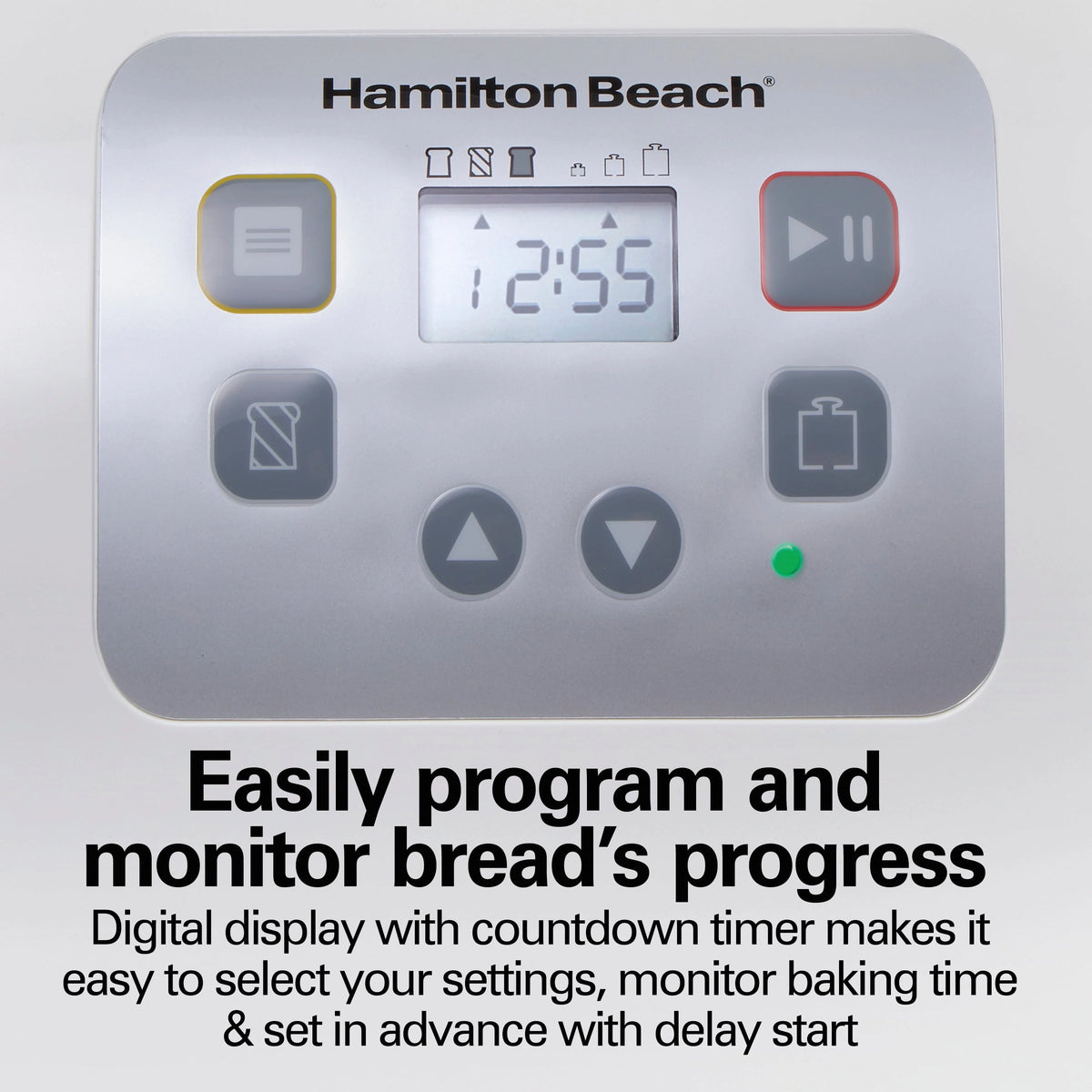 White 2 lb Digital Programmable Bread Maker N877514