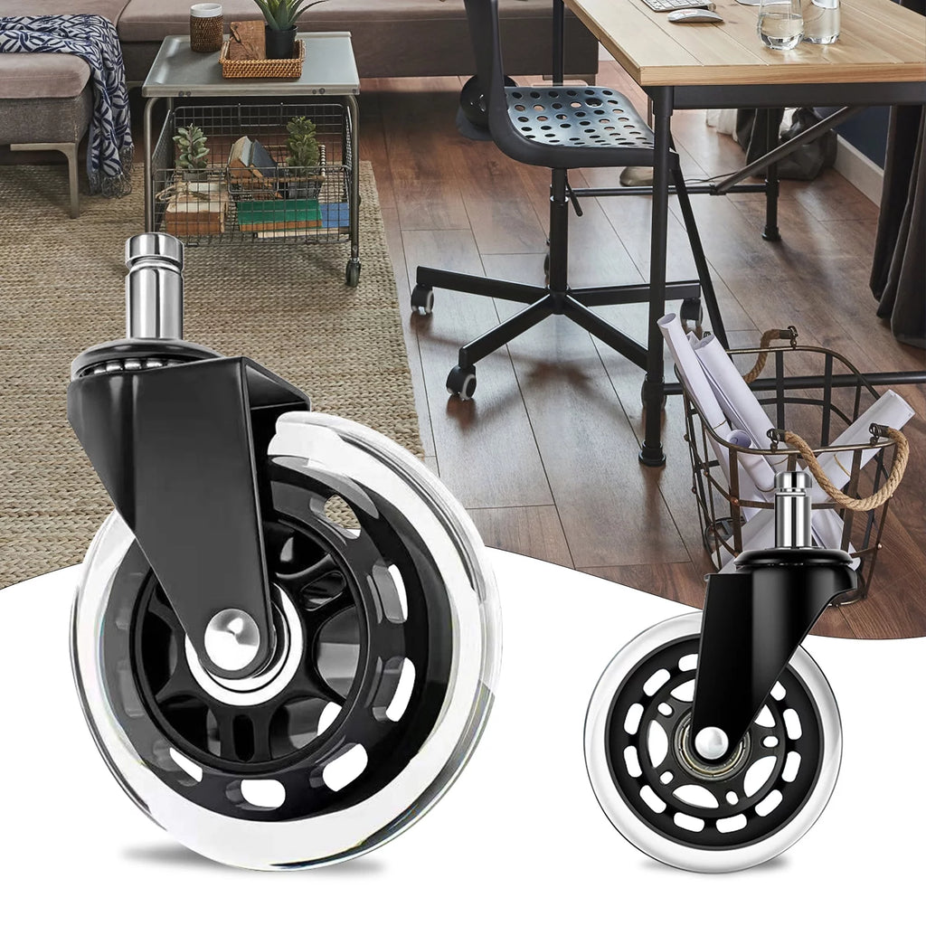 Office Chair Wheels Replacement 5PCS 3INCH Casters J718237