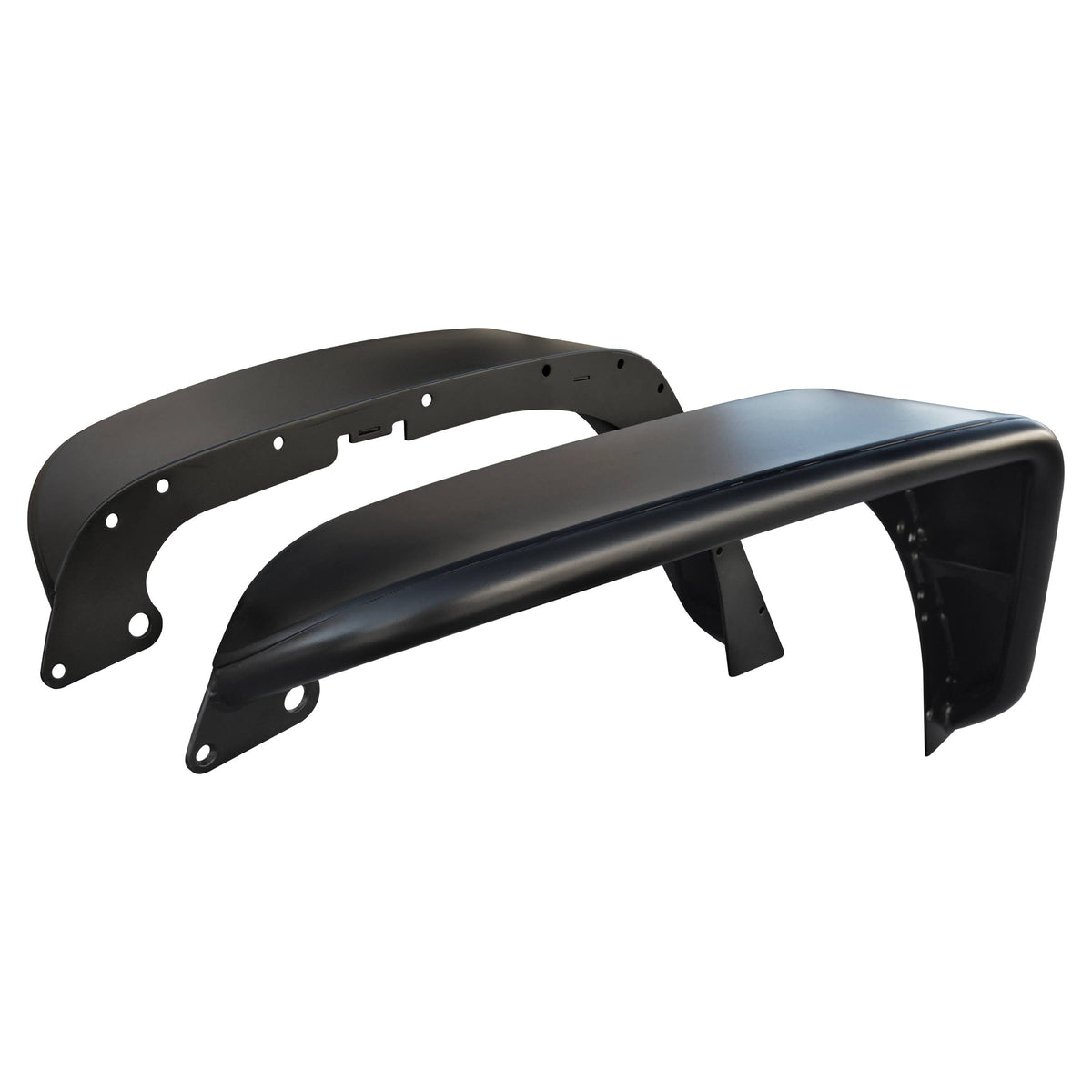Black Steel Front Crusher Flares X615626