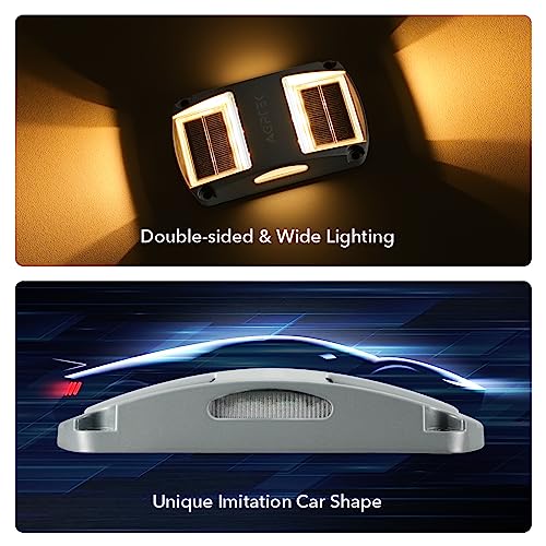 12 Pack Solar Waterproof LED Driveway Marker Lights N8883