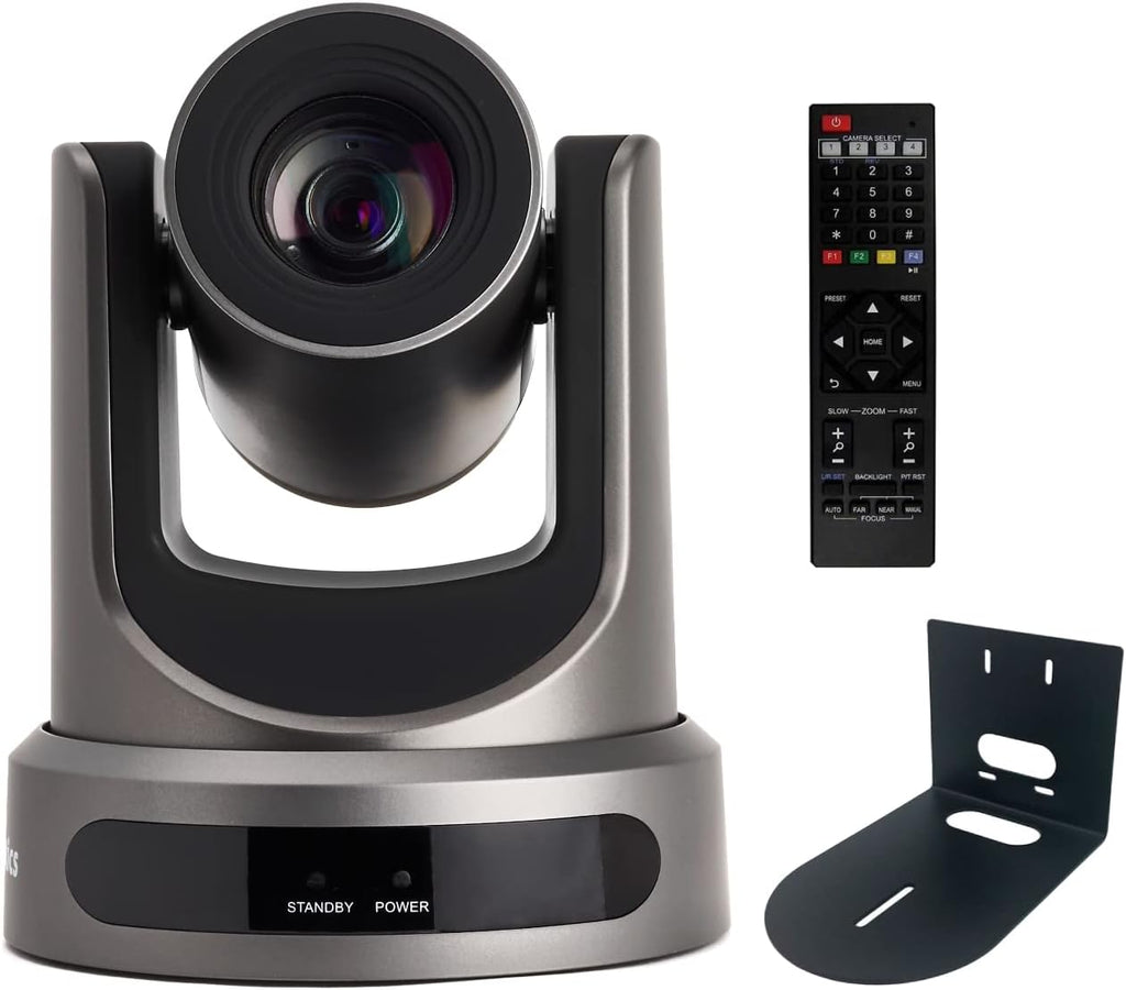 30X SDI 1080p Live Streaming Broadcast Camera White Wall Mount Bracket U360591