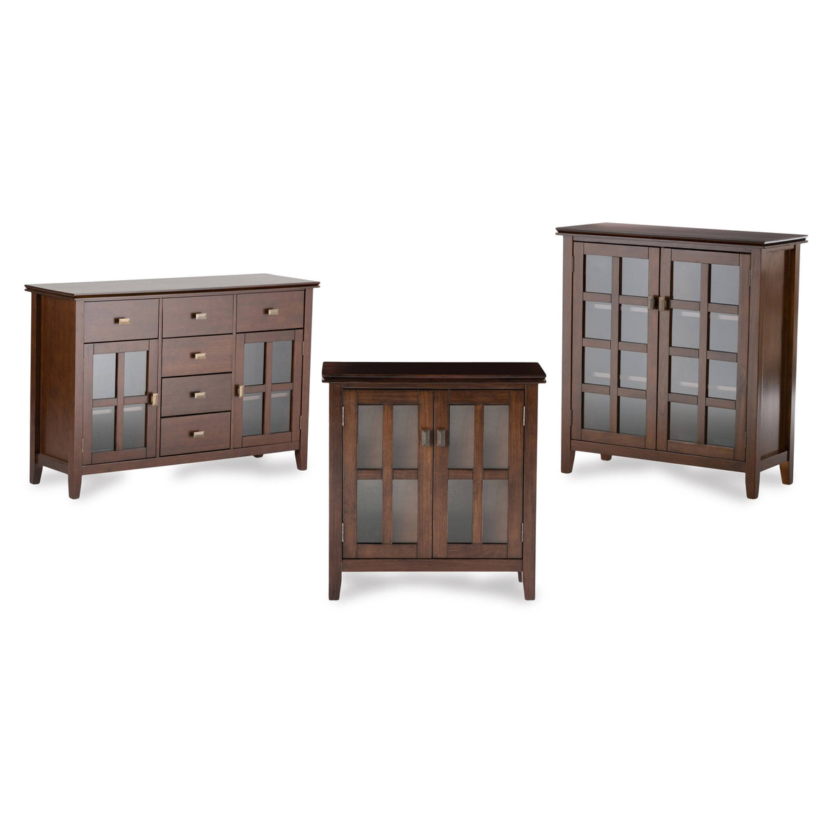 Solid Wood 38 inch Wide Medium Storage Cabinet K75257