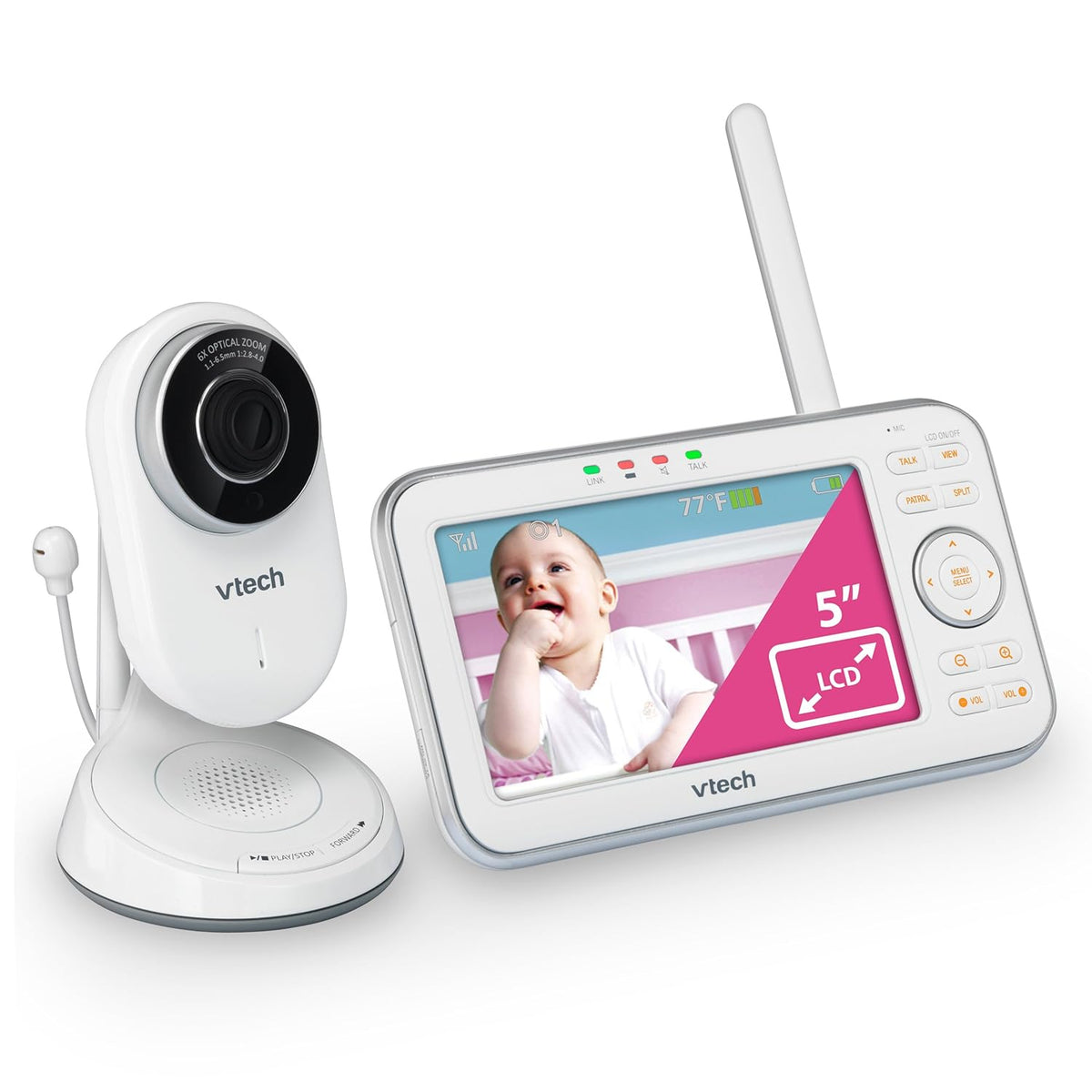 Video Baby Monitor with Wide-Angle and Standard Lens N678