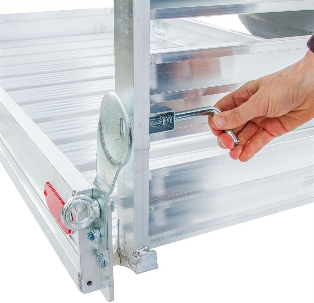 Aluminum Cargo Carrier with Ramp V9754