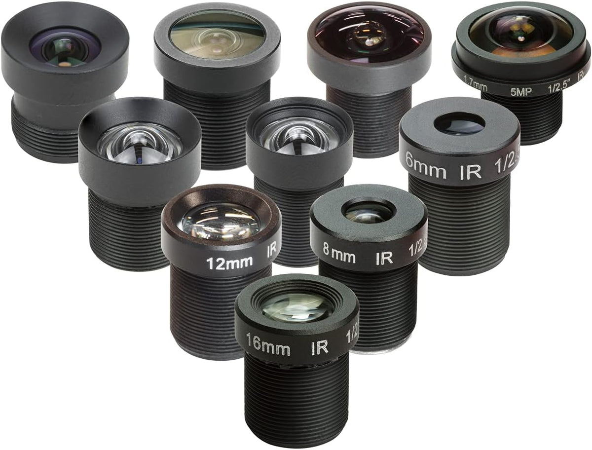 M12 Lens Set with Lens Holder and Cleaning Cloth X678751