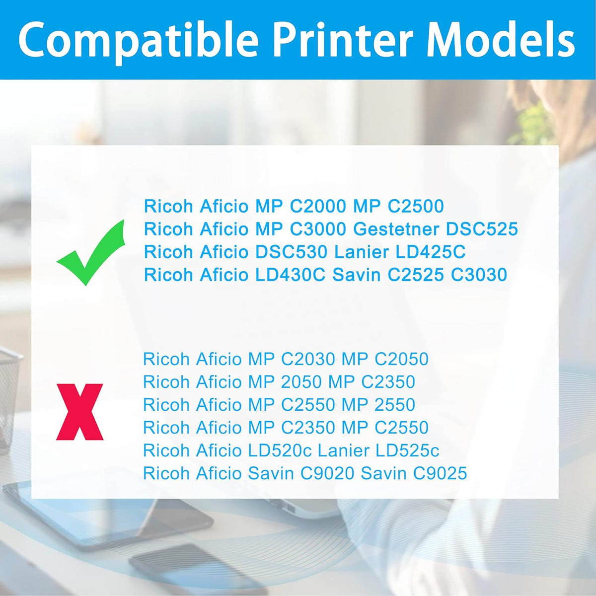 Compatible Toner Cartridge Replacement 4-Pack KCMY T900