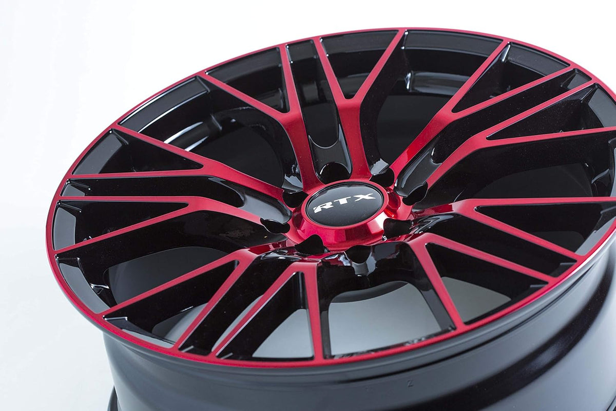 Black Machined Face Alloy Wheel 17x7.5 Inch 5x114.3 Y364309