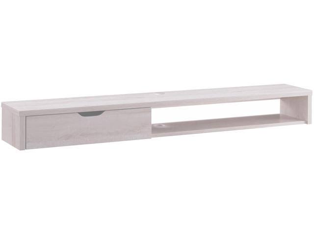 White Oak Multi-Storage Floating TV Stand T5108