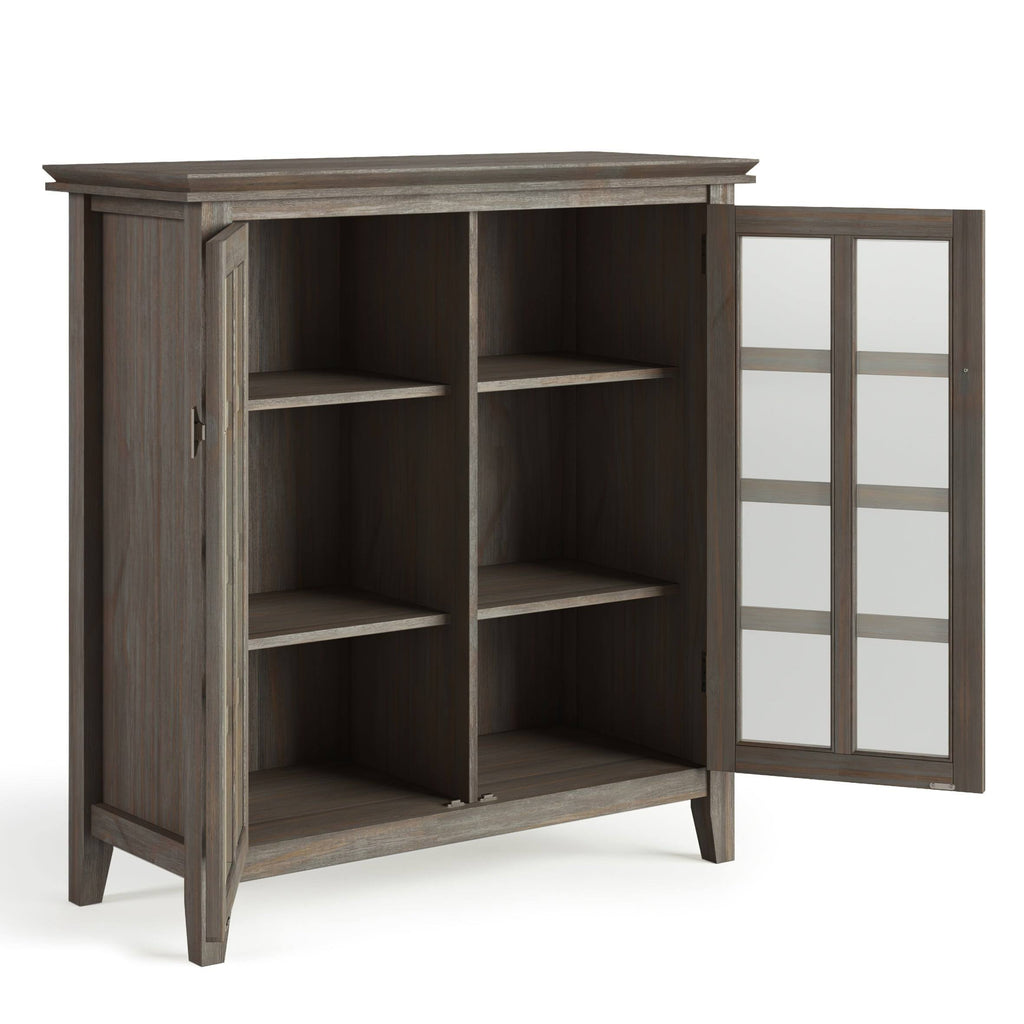 Solid Wood 38 inch Wide Medium Storage Cabinet K75257